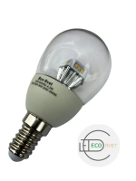 Светодиодная LED лампа G45 4,2W E14 тёпл 3шт