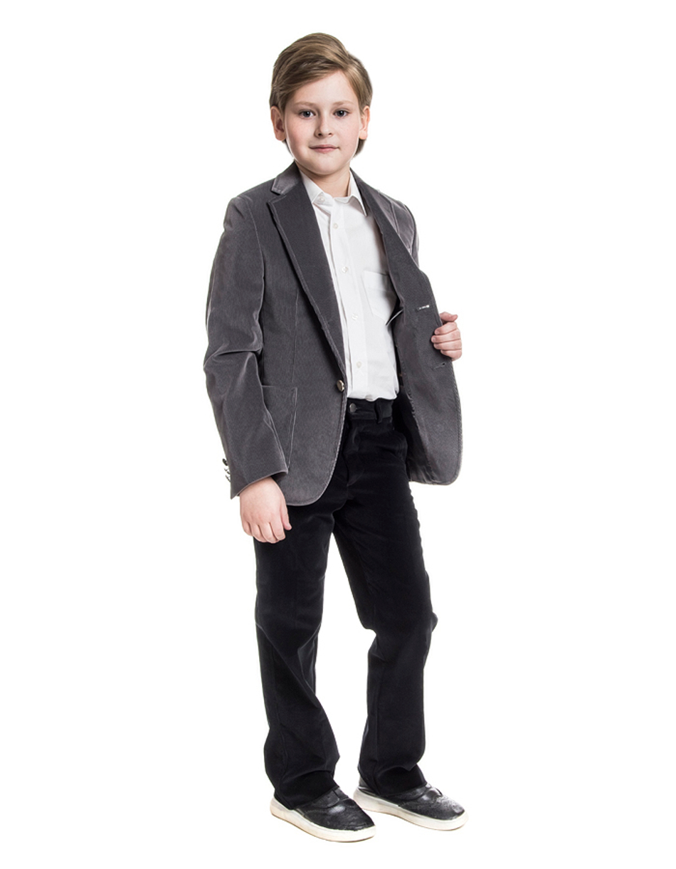 Пиджак для мальчика из вельвета