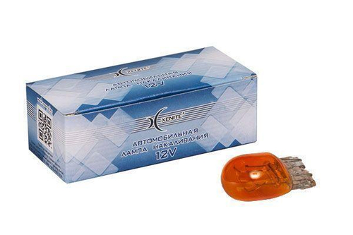 Лампа 12 В 21 Вт 1-контактная без цоколя желтая Xenite