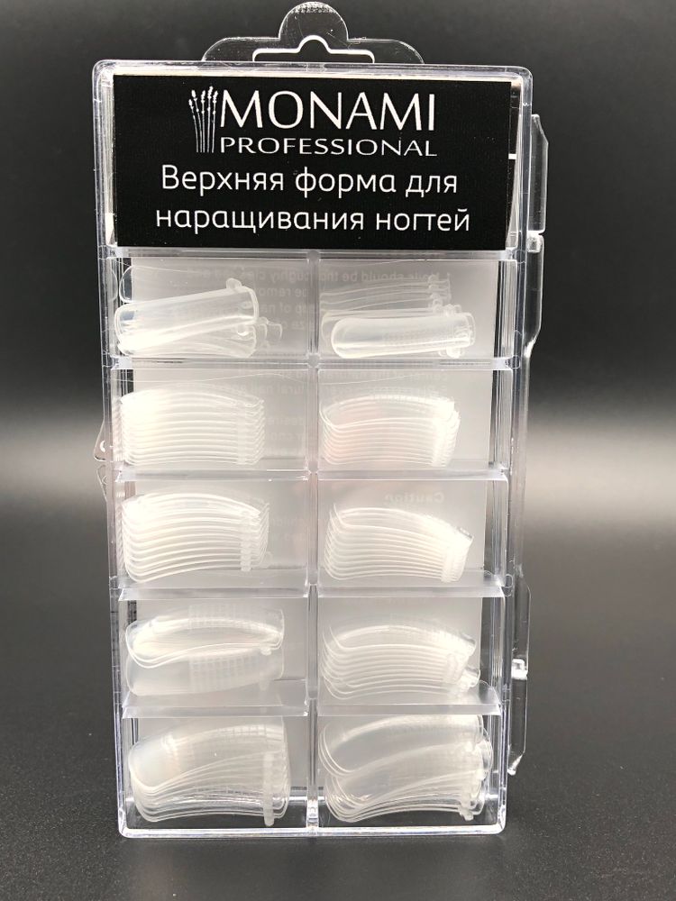 Верхние формы для наращивания ногтей (бокс), Monami, 100шт