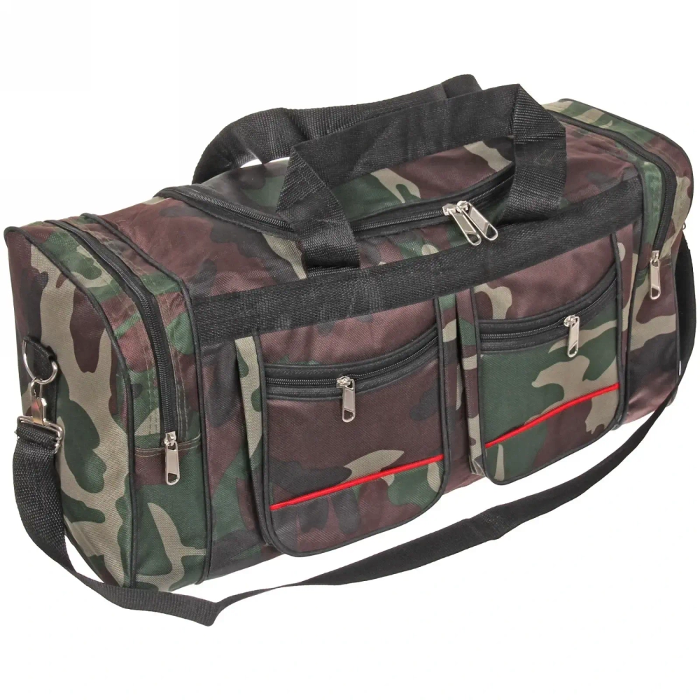 Сумка дорожно-спортивная «Ultramarine - Хаки», 5 отделений, цвет зеленый, 55*26*21см