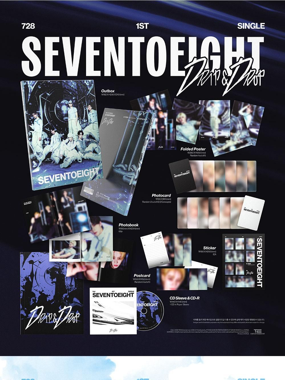 Альбом SEVENTOEIGHT - SEVENTOEIGHT 1st Single Album 2 Version SET