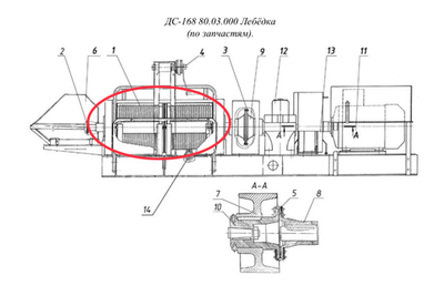 ДС-168 80.03.010 Барабан