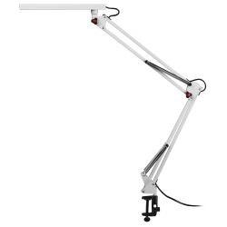 Настольный светильник ЭРА NLED-507-8W-W светодиодный на струбцине белый