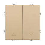 Механизм управления жалюзи 2-клавишный, золотой Kollinger Eclipse EC-013GD