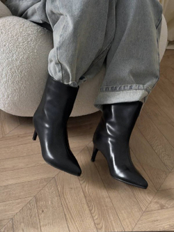 Ботильоны из натуральной кожи