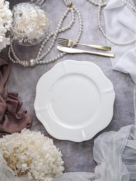 Тарелка мелкая d 25,5 см h 2,2 см, фарфор, Grazia