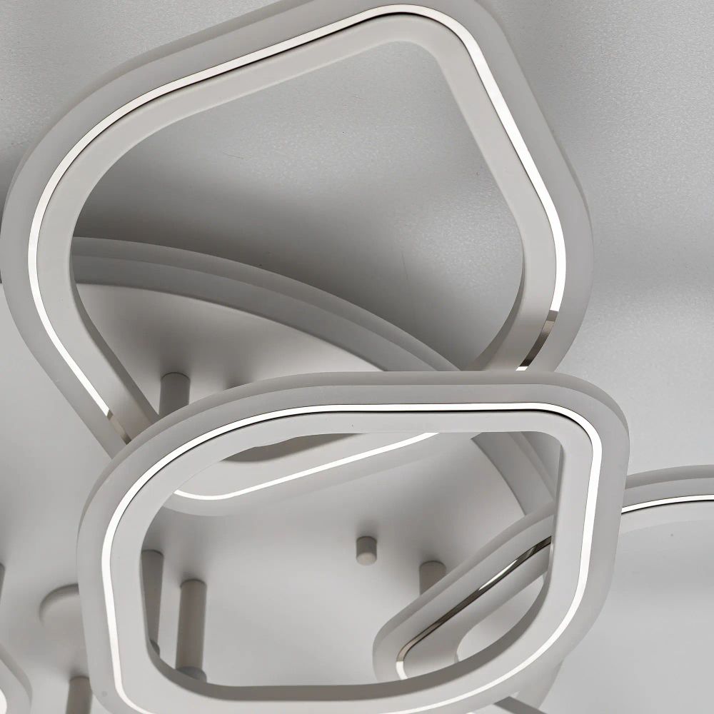 Citilux Ромби Смарт CL236A190E RGB Умная люстра Белая