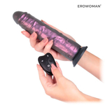 Вибратор‑реалистик Erowoman‑Eroman 20,5 см с пультом ДУ и присоской