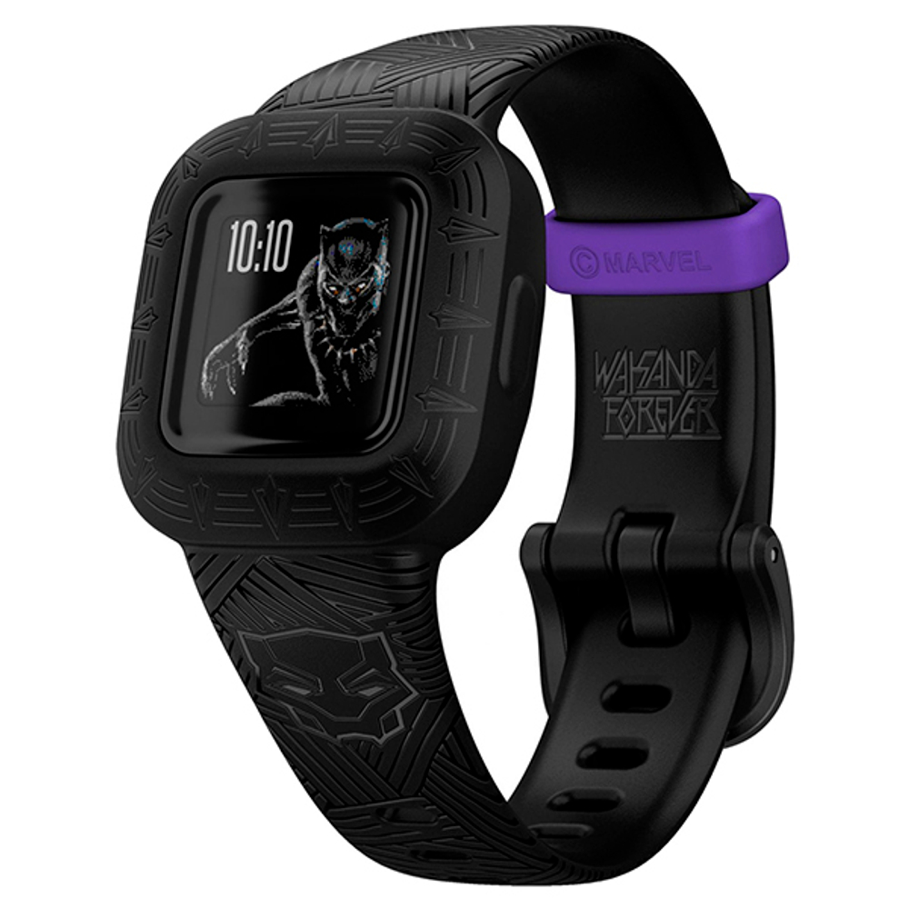 Детский фитнес-браслет Garmin Vivofit jr3 Marvel Black Panther 010-02441-10