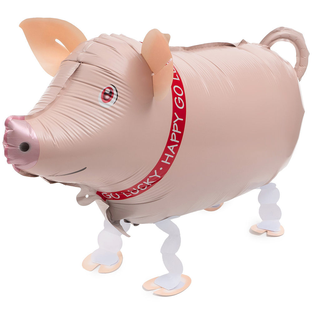Шар 3D (26''/66 см) Ходячая Фигура, Поросенок
