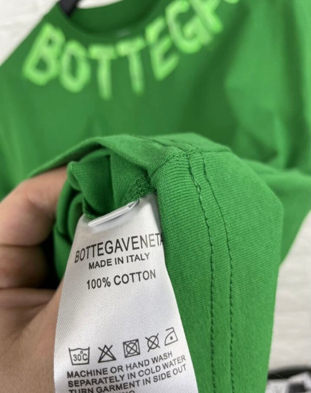 Футболка Bottega Veneta Green