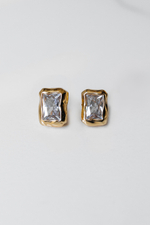 Серьги "DEEP SHINE" в золочении