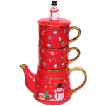 Набор чайный «Зимняя сказка» (Чайник 520мл+2кружки 200мл)