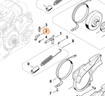 Рычаг ручки тормоза для бензопилы STIHL MS 361. арт.PJ26046 FARMERTEC (STIHL 1121 162 5010)