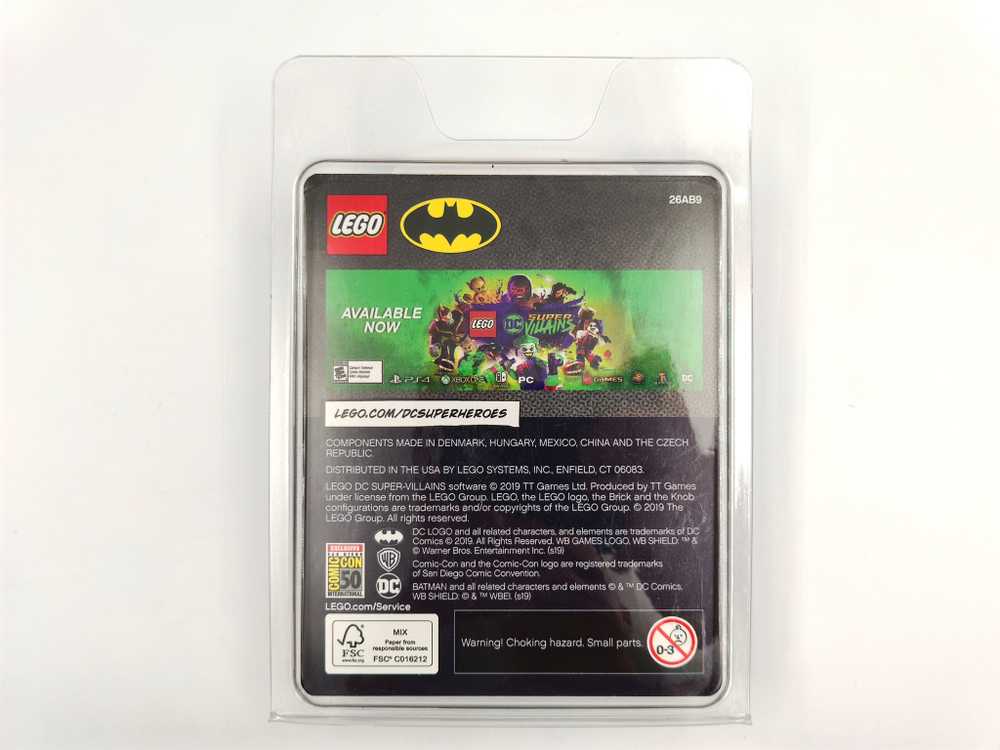 Lego Zebra Batman - SDCC 2019 Эксклюзивный блистер пак