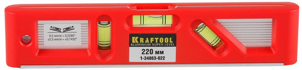 KRAFTOOL Director, 220 мм, магнитный компактный уровень, Pro (1-34863-022)