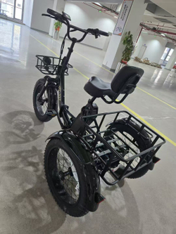 Трёхколёсный электровелосипед с багажником FUDUDU-Q5 2025