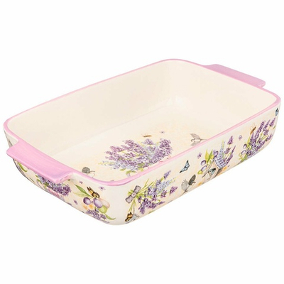 Блюдо для запекания 2,8л 33,5*19,5*7,5см "Лаванда"