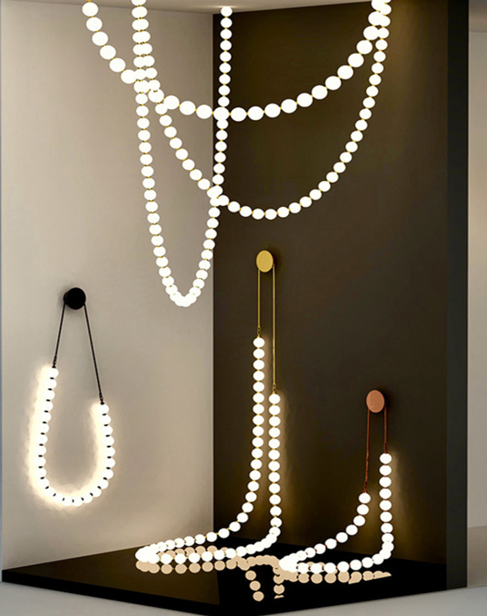 Настенный дизайнерский светильник  Pearl Drop by Preciosa Lighting