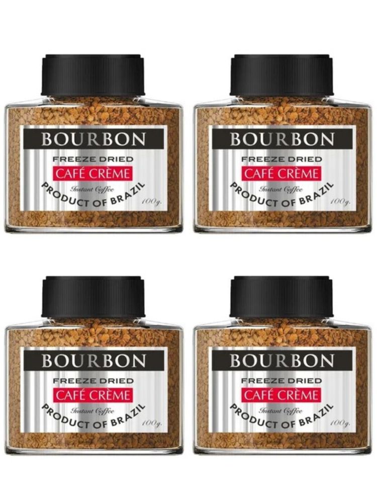Кофе растворимый Bourbon Cafe Creme 100 г x 4 шт