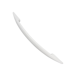 Ручка духовки прямая железная белая L-490mm (между отверст. 440mm)