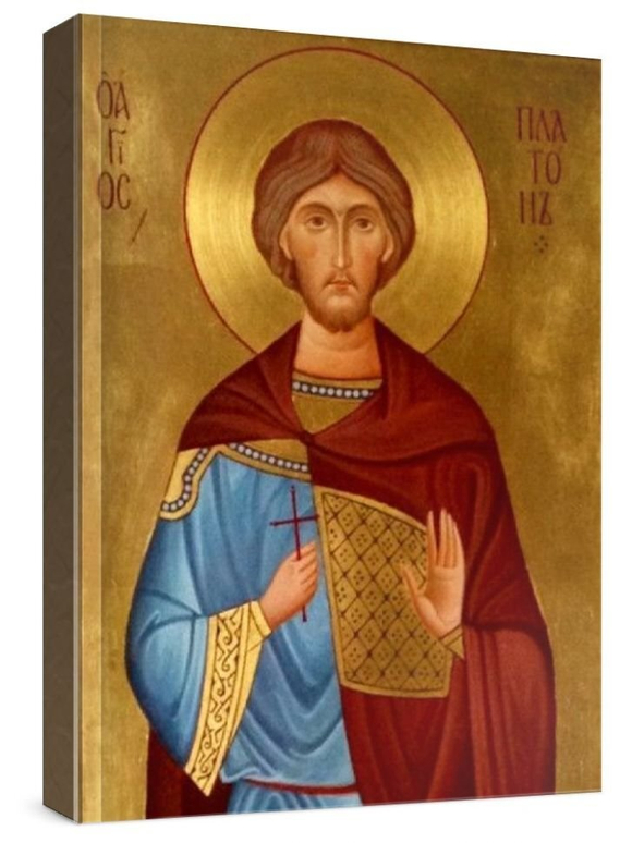 Платон Анкирский (рукописная икона)