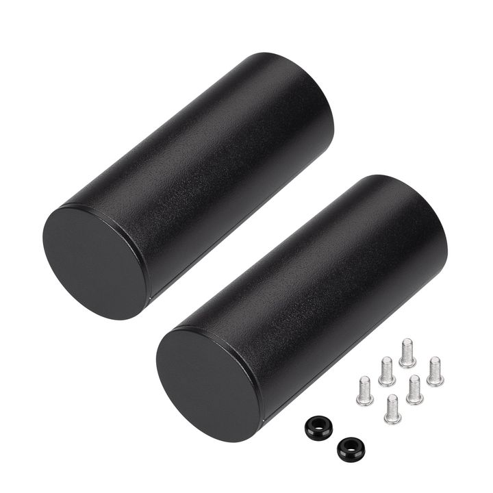 Заглушка ROUND-D36-360 BLACK с отверстием Arlight 050534