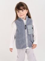 Жилет флисовый "Серый меланж"