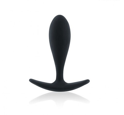 Небольшая силиконовая втулка для ношения Sex Expert (Цвет: черный)