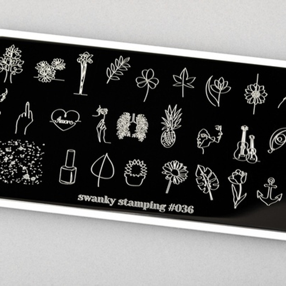 Пластина Swanky Stamping №36
