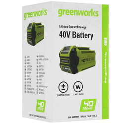 Аккумулятор GREENWORKS 40V, 2 Ач (2926907)