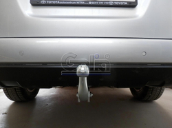 Фаркоп оцинкованный Galia S076C для Subaru Legacy WAG (BP), Subaru Outback 4WD 2004-2009(паспорт и сертификат в комплекте)(без электрики)