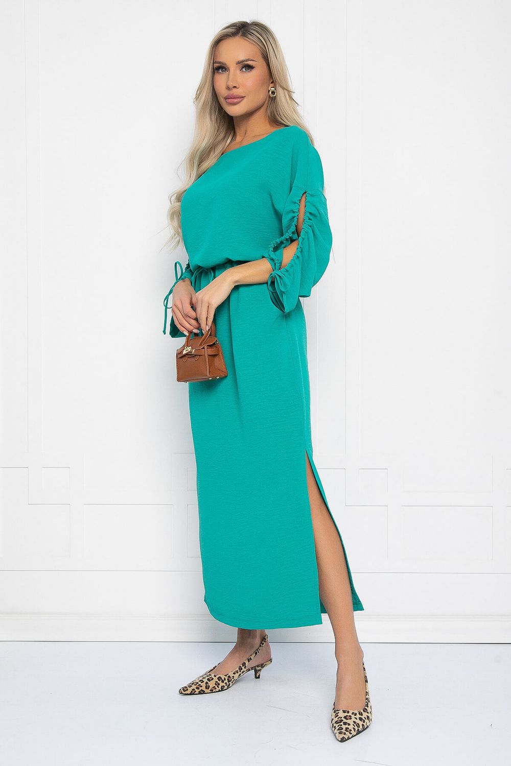 Платье Здравствуй лето (зеленое) П12637-8 LT Collection