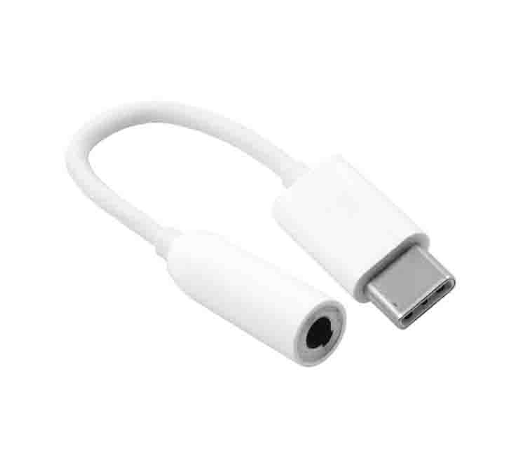 Переходник Type C - Aux 3.5 (белый)