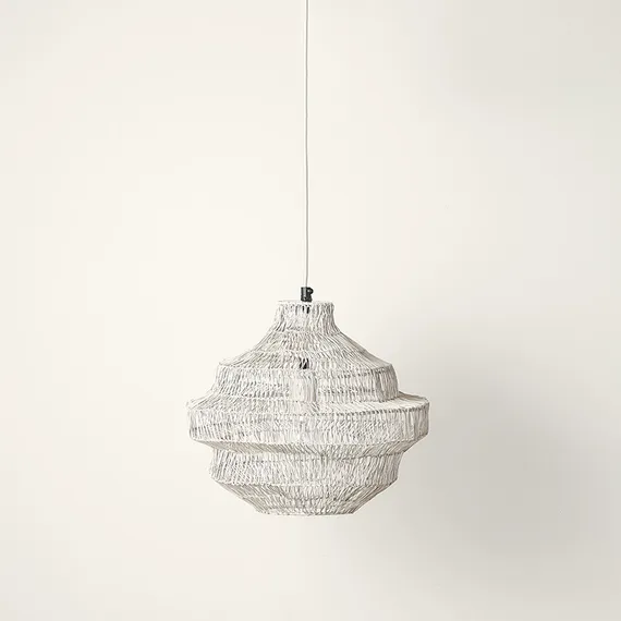 Светильник подвесной vinger, D34х35 см, бежевый