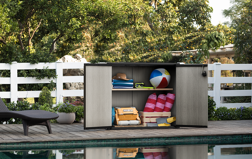 Уличный шкаф пластиковый Keter Patio Store 1000 л