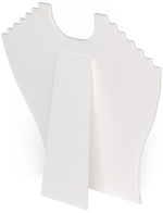 Бюст плоский/резные плечики/гибкая ножка/Н-230 мм.