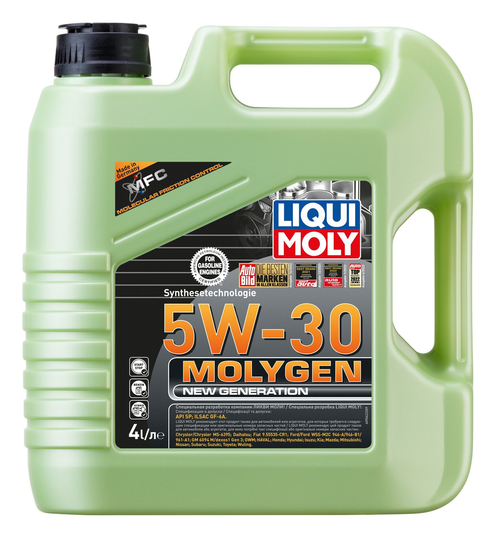 Масло моторное синтетическое  Liquimoly MolygenNewGeneration  5W30   4л