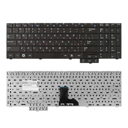 Клавиатура для ноутбука Samsung R519, R525, R530, R540, R719, RV510, Черная