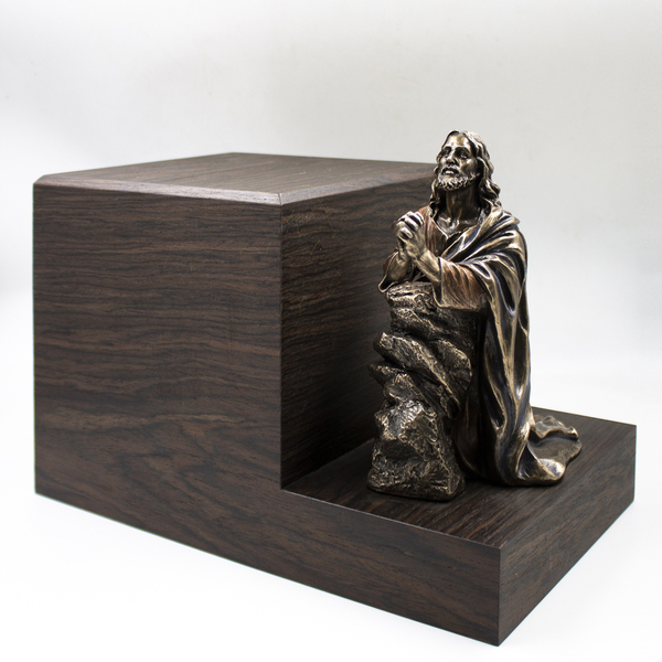Урна для праха "Иисус" шпон
