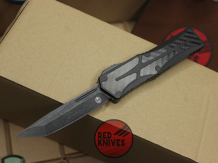 Нож Heretic Knives Colossus T/E - темная рукоять , темный танто клинок