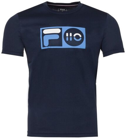 Теннисная футболка Fila T-Shirt Milo M - peacoat blue