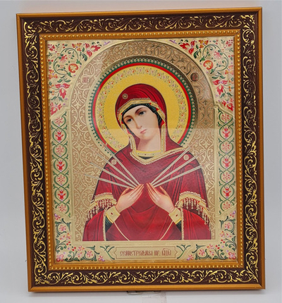 Икона баг.15*18 кон. БМ Семистрельная /зол/ф(БоГ) 10681474