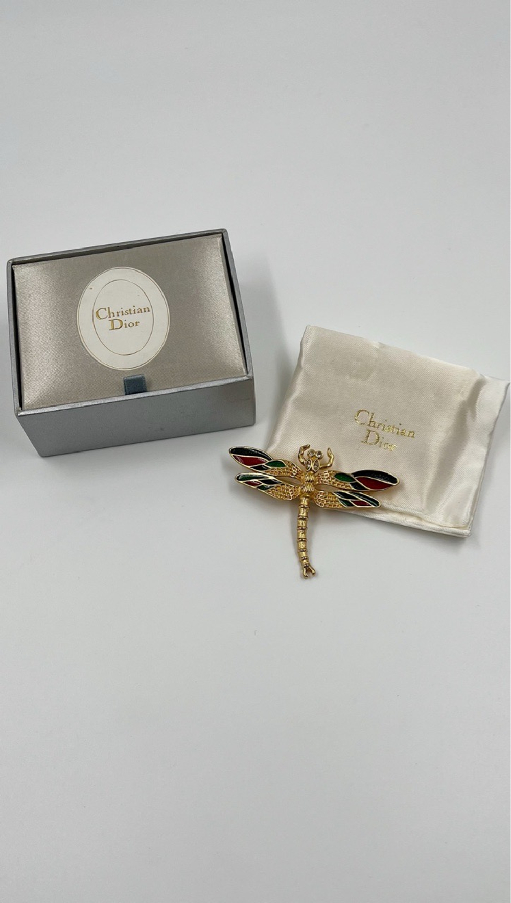 Брошь Стрекоза Christian Dior