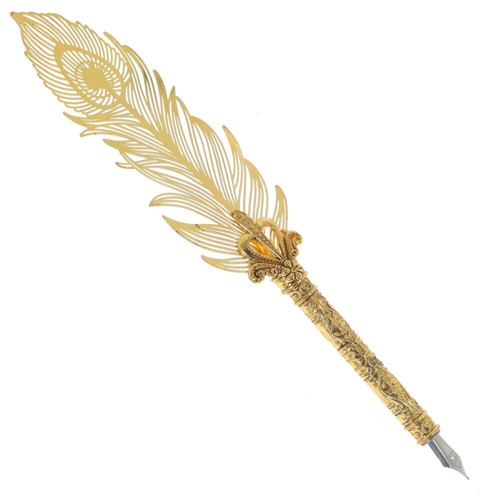 GAEM Набор подарочный: ручка перьевая, чернильница, подставка д/ручки, закладка, L27,5 W11 H4 см