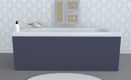 Экран под ванну откидной TR-7-131 космея матовый