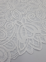 Кружево эластичное белое КС195 (21 см)