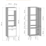 Шкаф-витрина "Калгари" гостиная