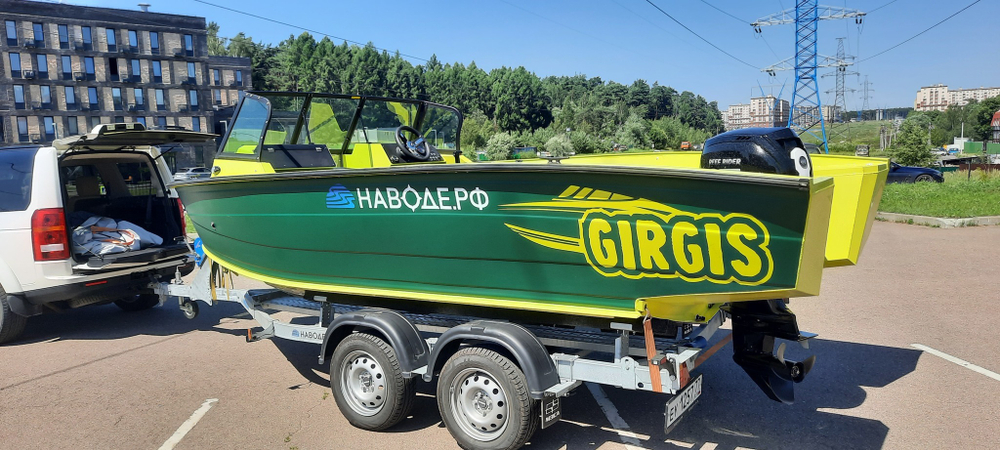 Готовый комплект Алюминиевая моторная лодка Гиргис 470